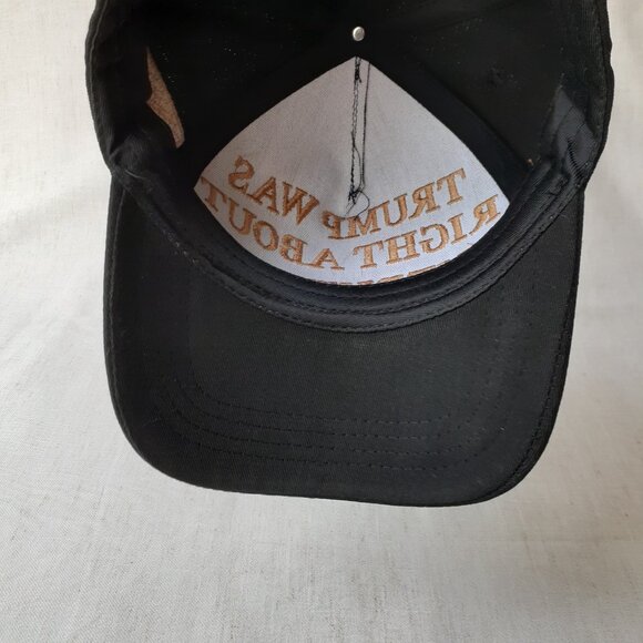 New Trump Was Right About Everything - 45-47 - Black Baseball Cap - Adjustable F - Picture 10 of 11